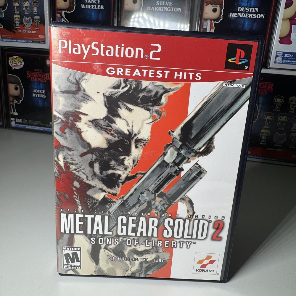 Metal Gear Solid 2: Sons of Liberty (Sony PlayStation 2, 2001) Authentic PS2